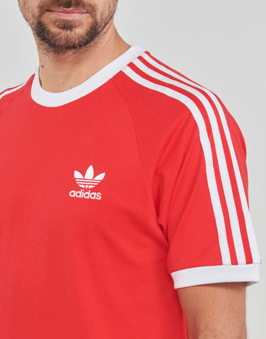 T-Shirt Adidas 3 Stripes rossa